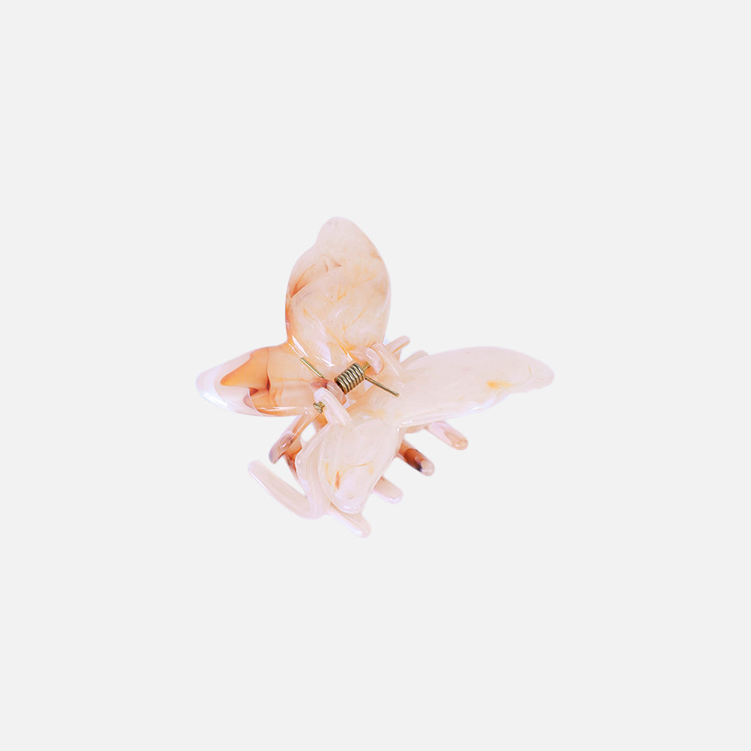 Stroberi Marble Butterfly Hair Clip