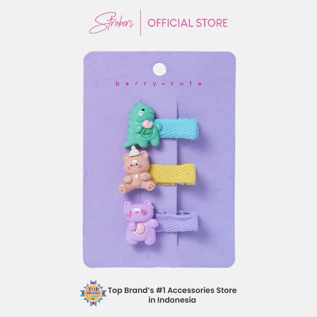 Stroberi Cute Kids Hair Clip Set