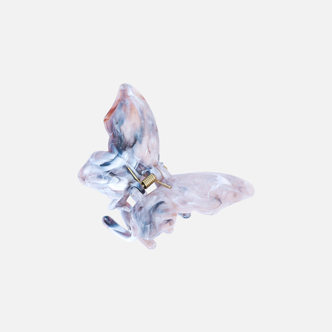 Stroberi Marble Butterfly Hair Clip