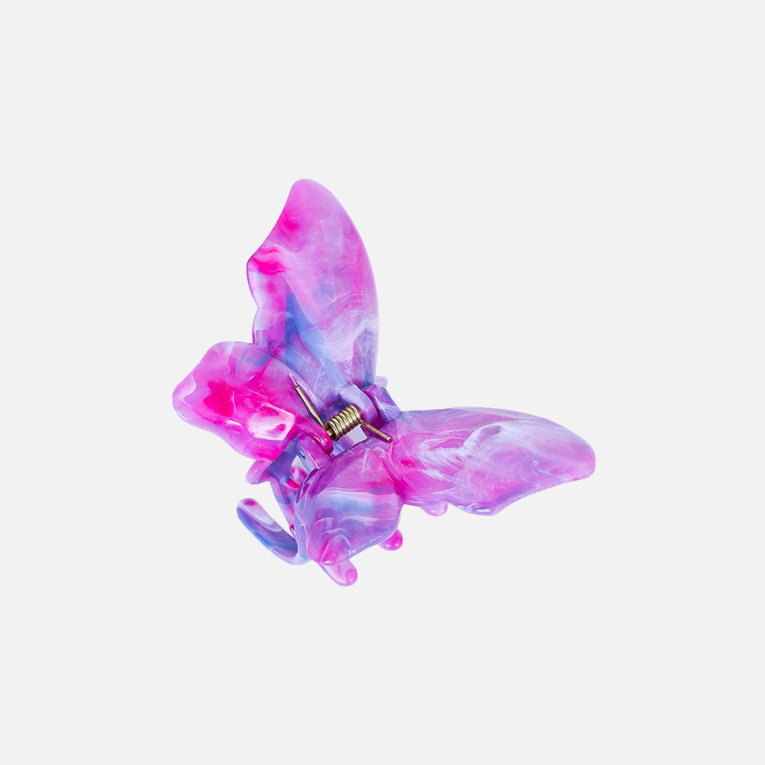 Stroberi Marble Butterfly Hair Clip