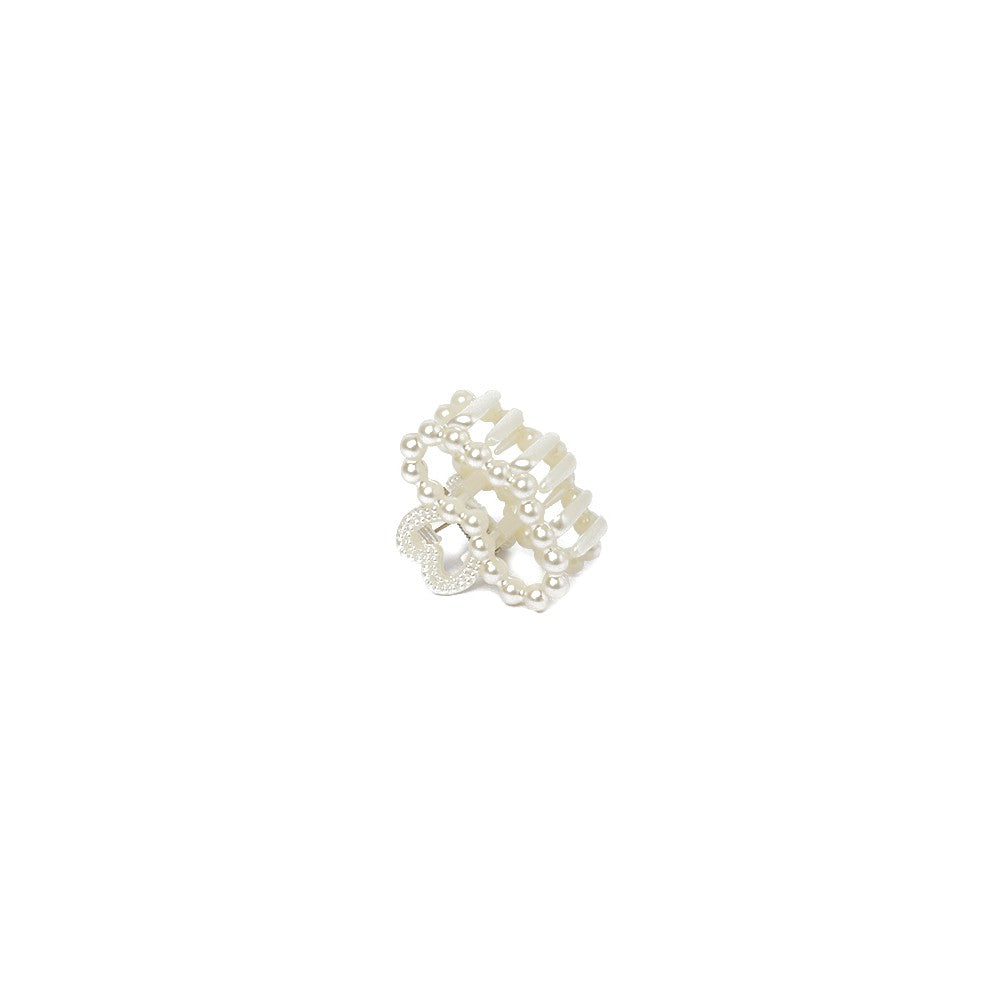 Stroberi Heart Pearl Small Hair Clip