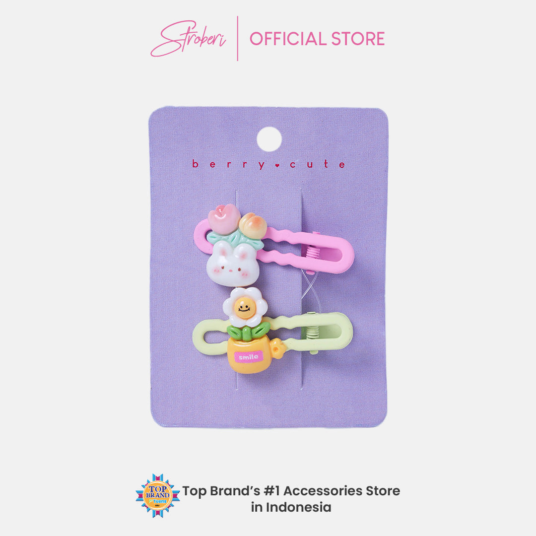 Stroberi Cute Kids Hair Clip Set