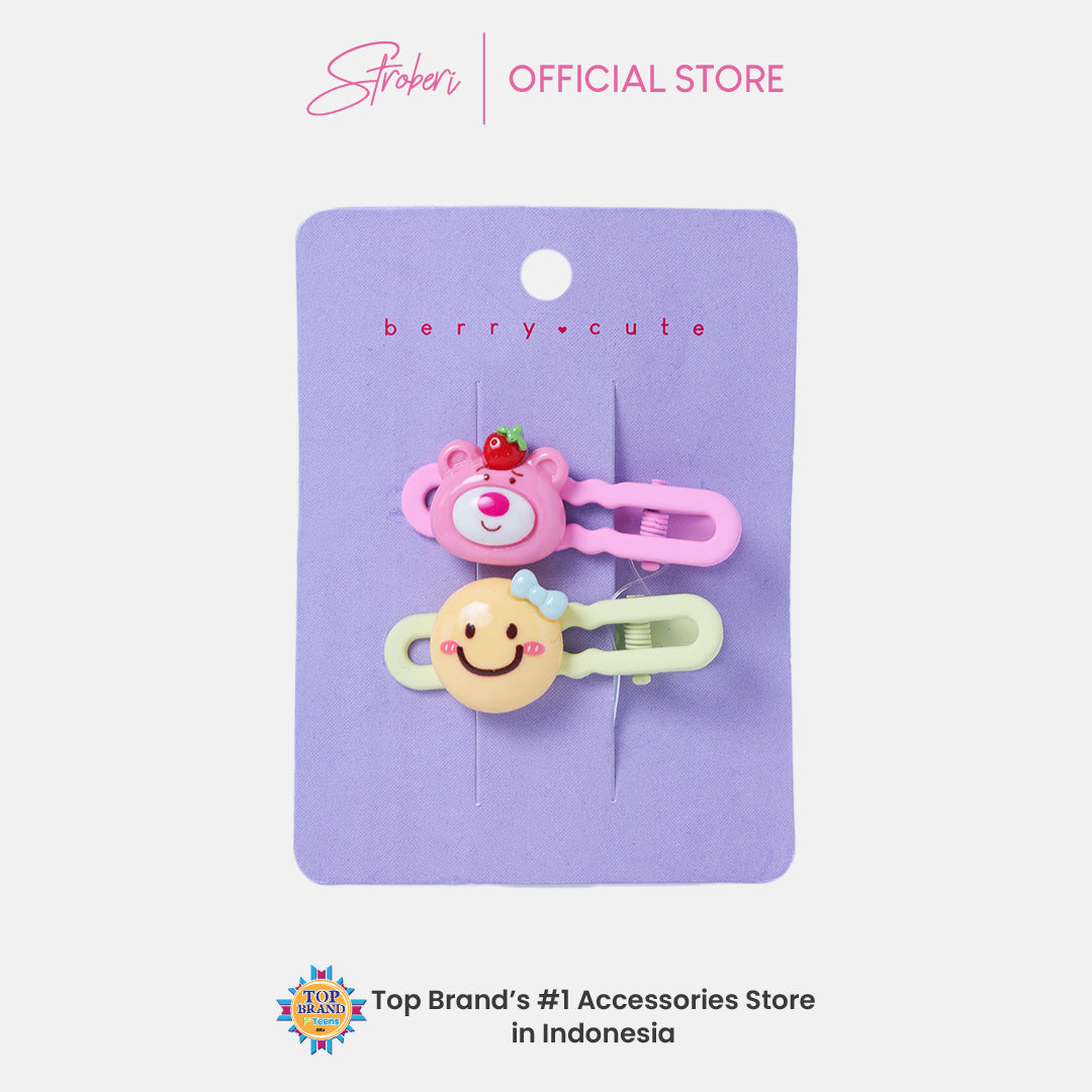 Stroberi Cute Kids Hair Clip Set