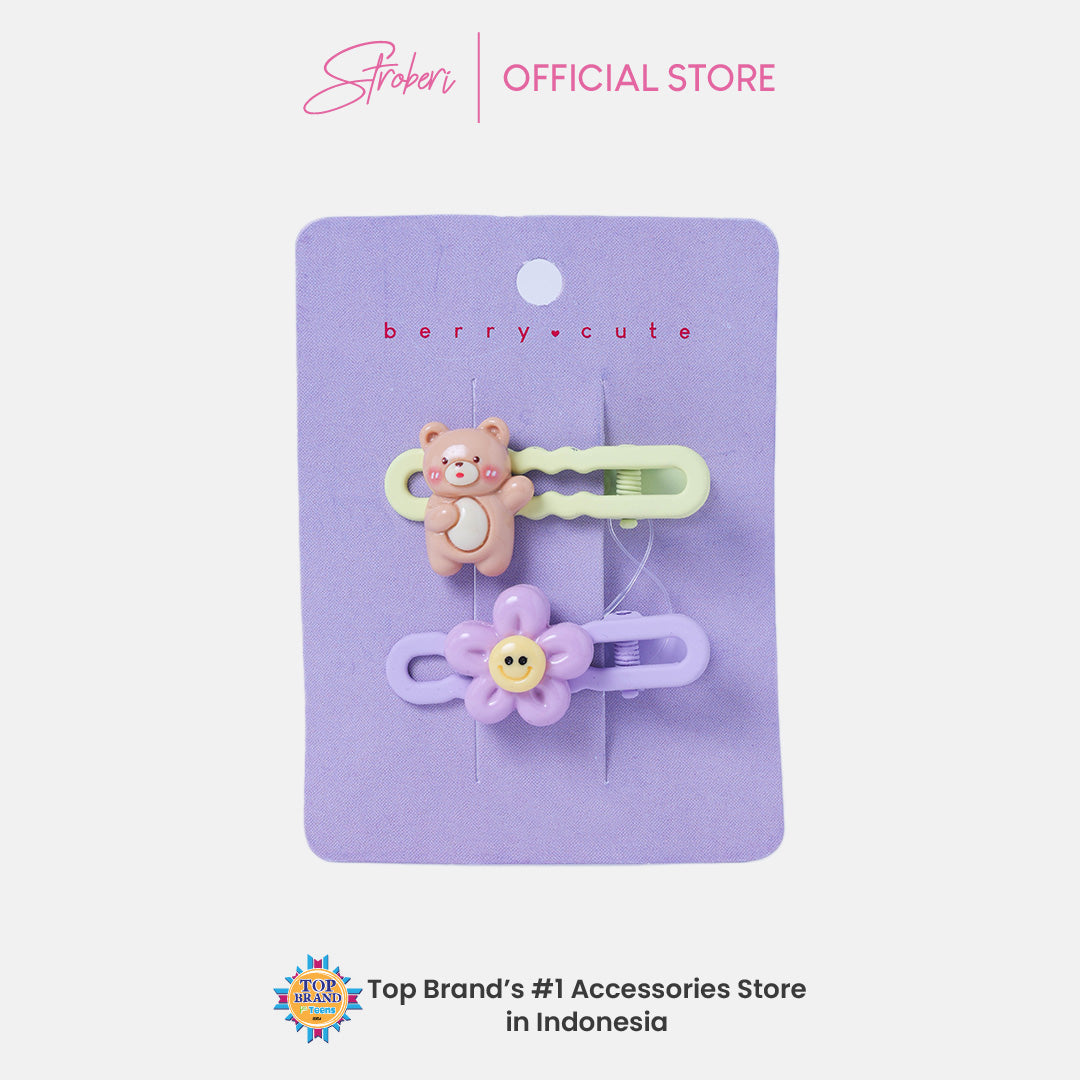 Stroberi Cute Kids Hair Clip Set