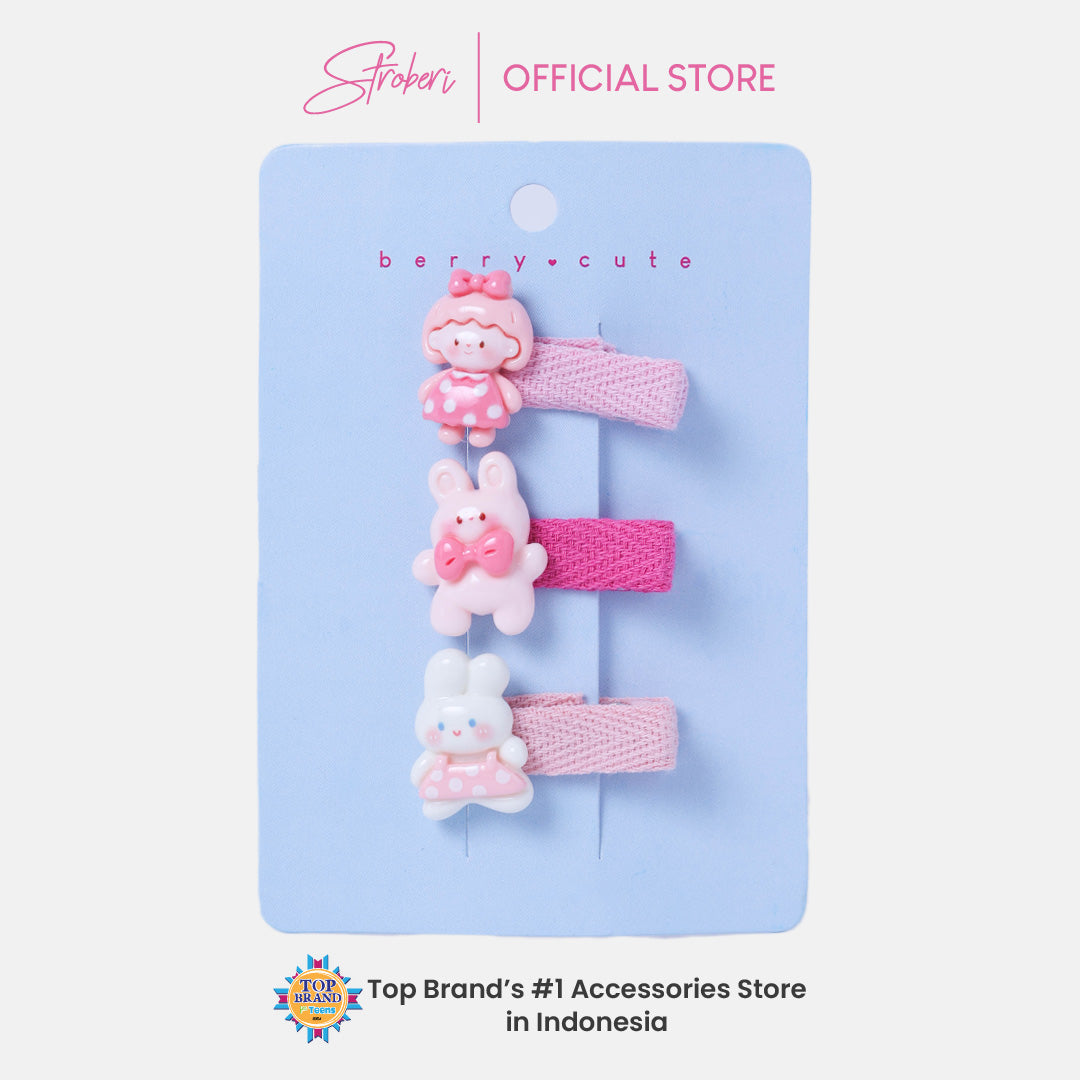 Stroberi Cute Kids Hair Clip Set