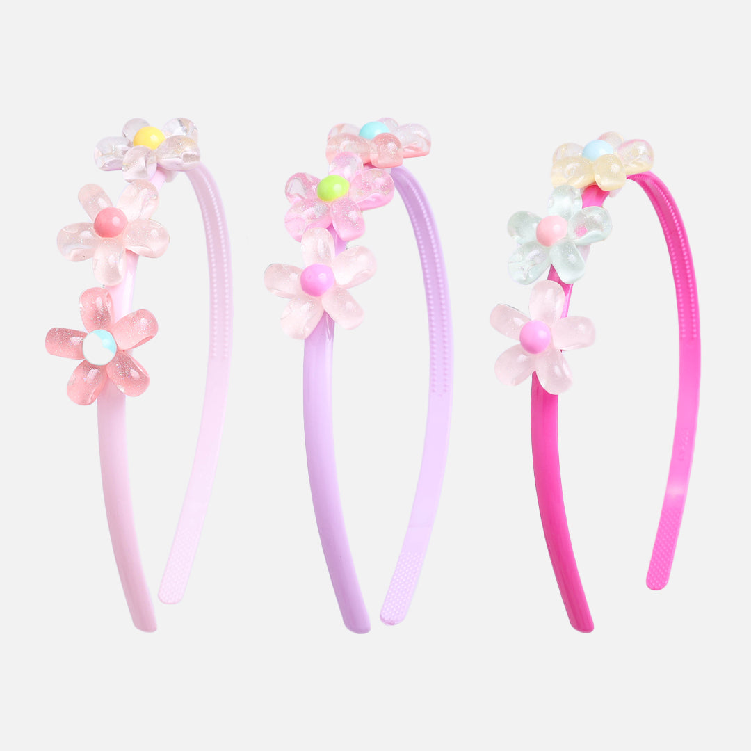 Stroberi Flower & Butterfly Clay Series Headband