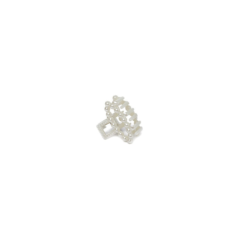 Stroberi Oval Pearl Small Hair Clip