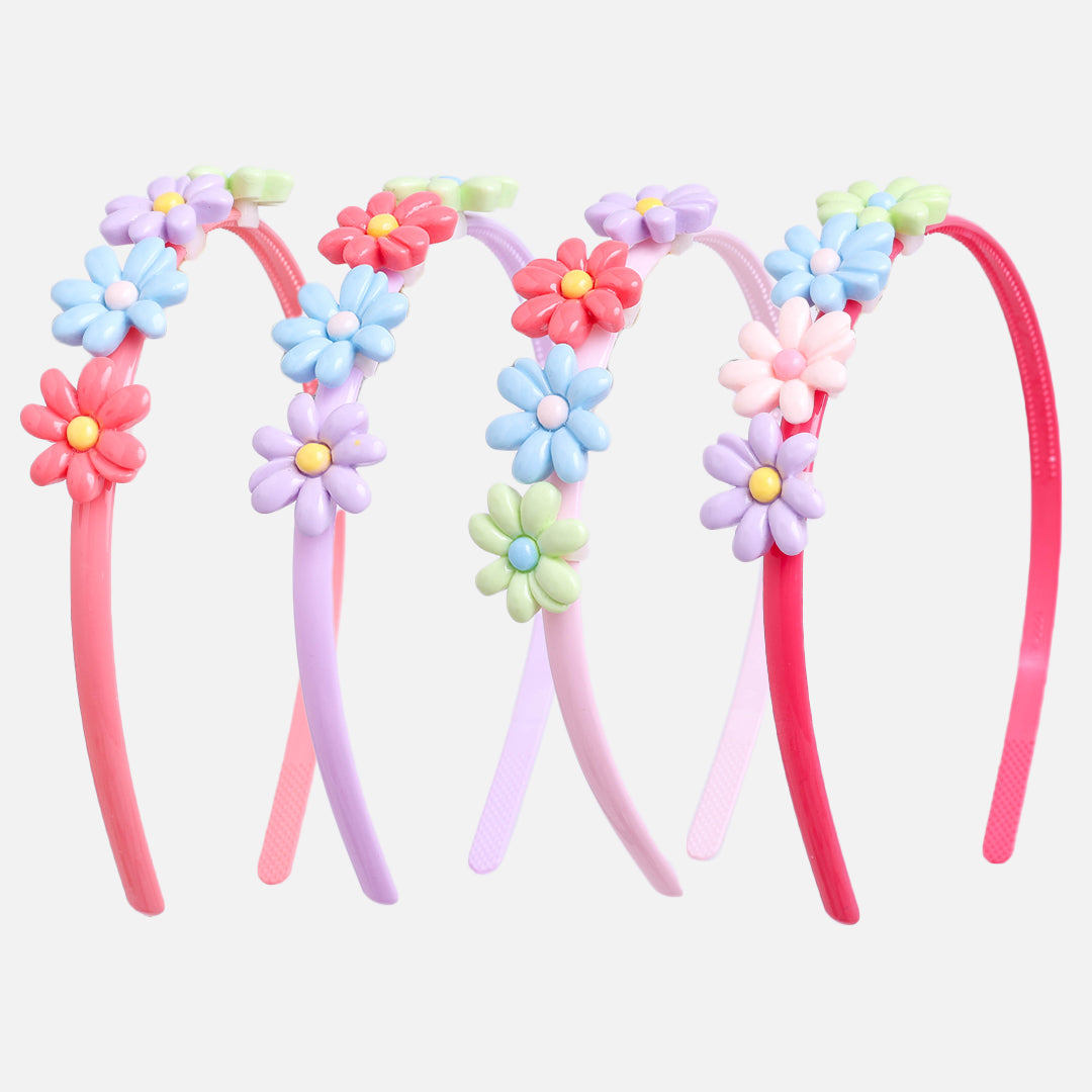 Stroberi Flower & Butterfly Clay Series Headband