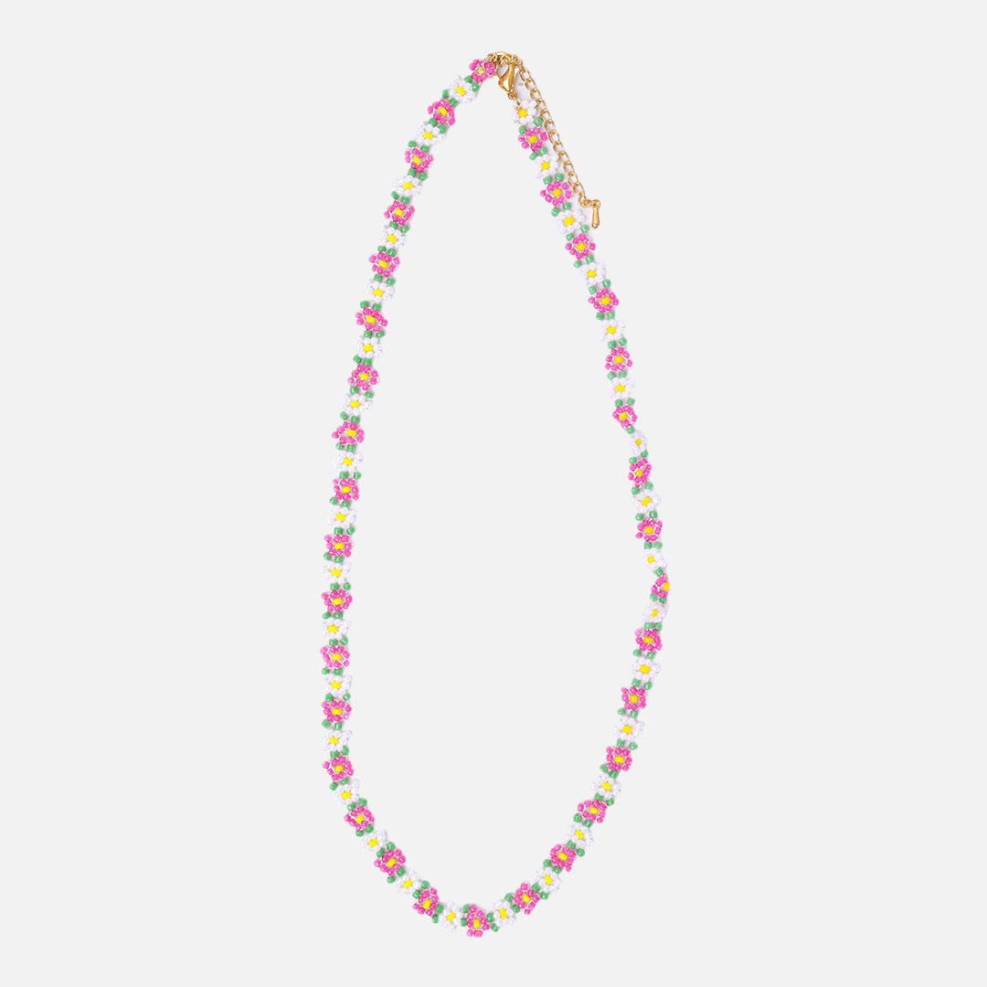 Stroberi Beads Colorful Necklace -3