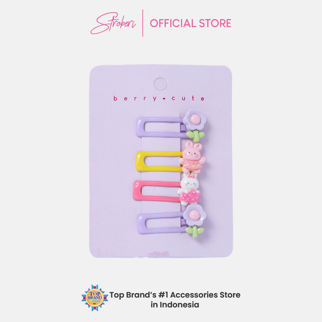 Stroberi Cute Kids Hair Clip Set