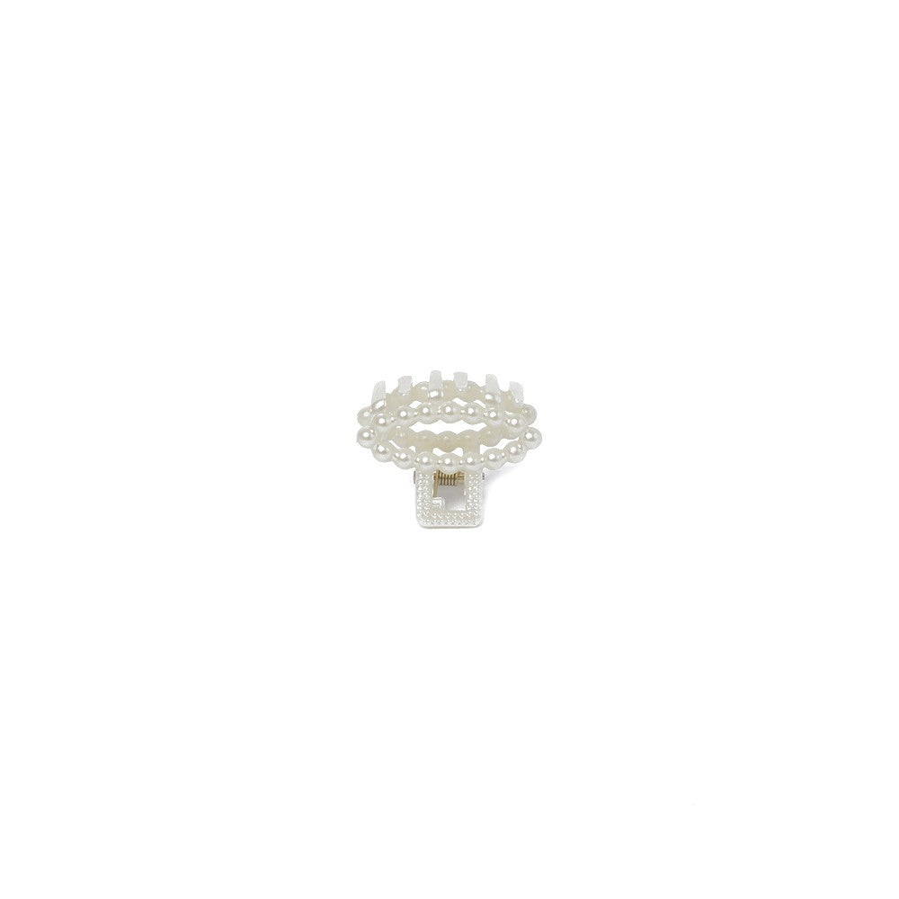 Stroberi Oval Pearl Small Hair Clip