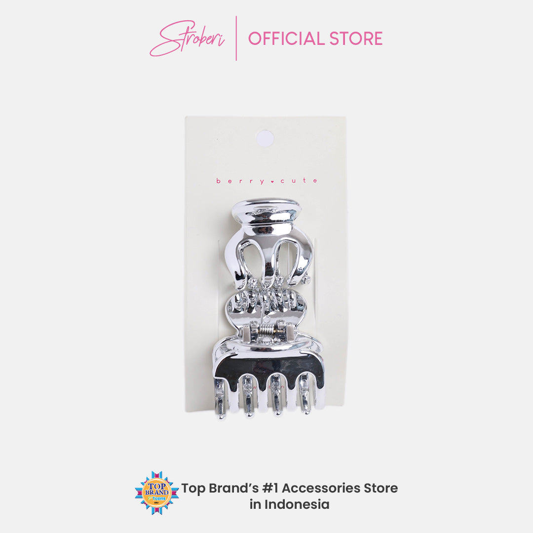 Stroberi Gold & Silver Hair Clip Set