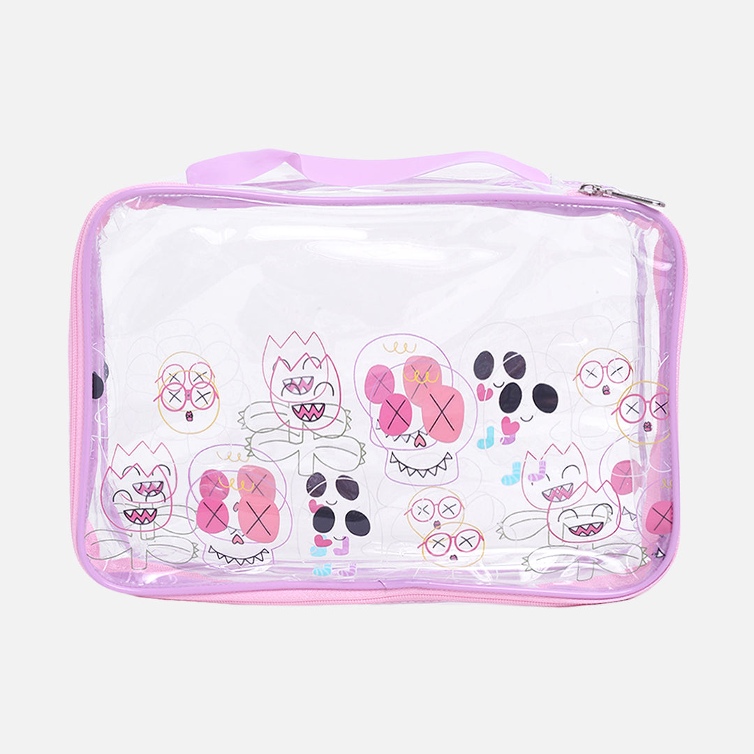 Stroberi Clear Line Pouch Series