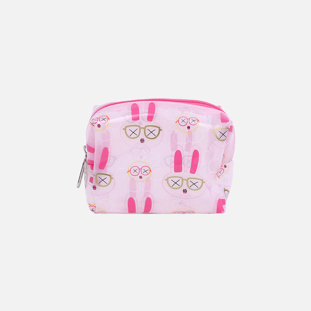 Stroberi Clear Line Color Pouch Series