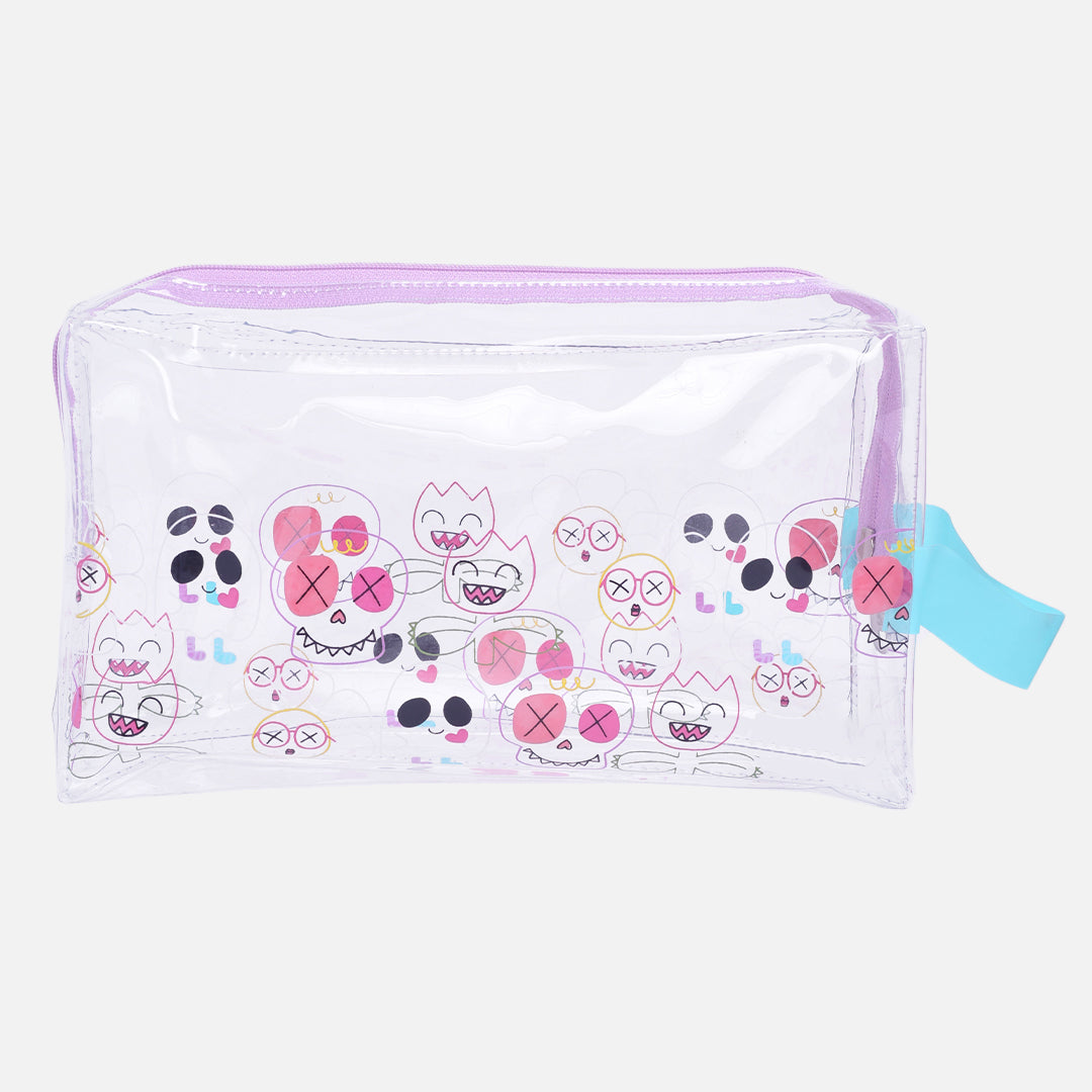 Stroberi Clear Line Pouch Series