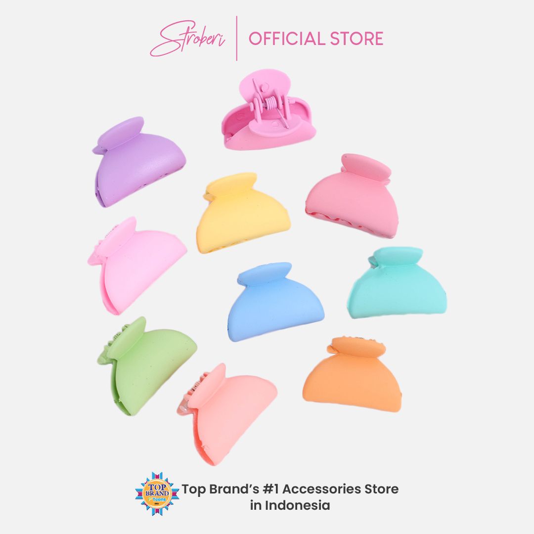 Stroberi Colored Mini Doff Hair Clip