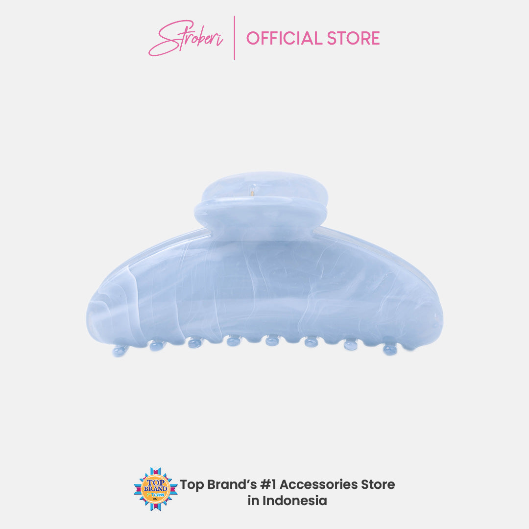 Stroberi Basic Curved Marble Hair Clip