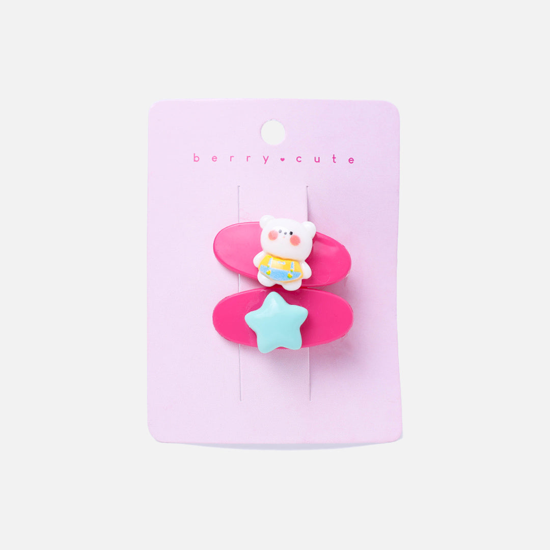 Stroberi Cute Cartoon Hair Clip - Oval