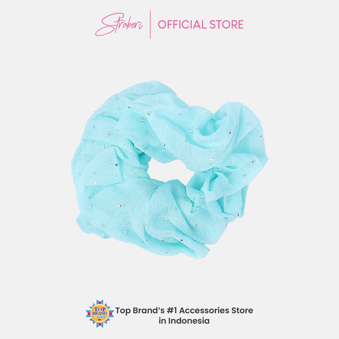 Stroberi Scrunchie Motif -1 Hair Tie