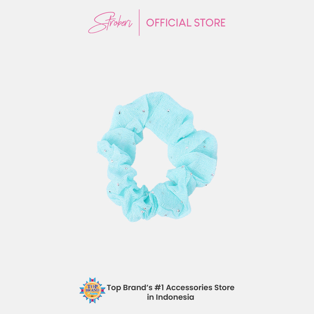 Stroberi Mini Scrunchie Motif -1 Hair Tie