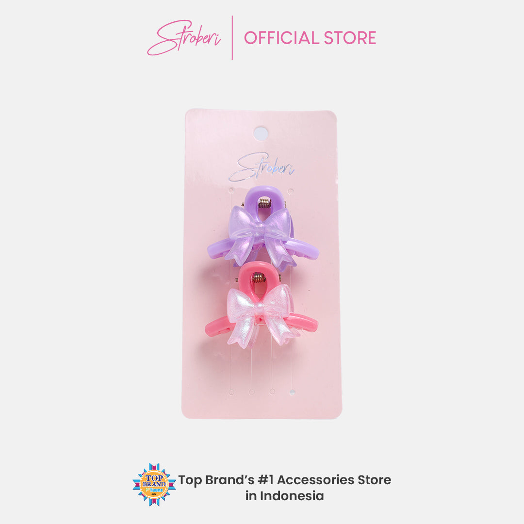 Stroberi Hole Pastel Set Hair Clip