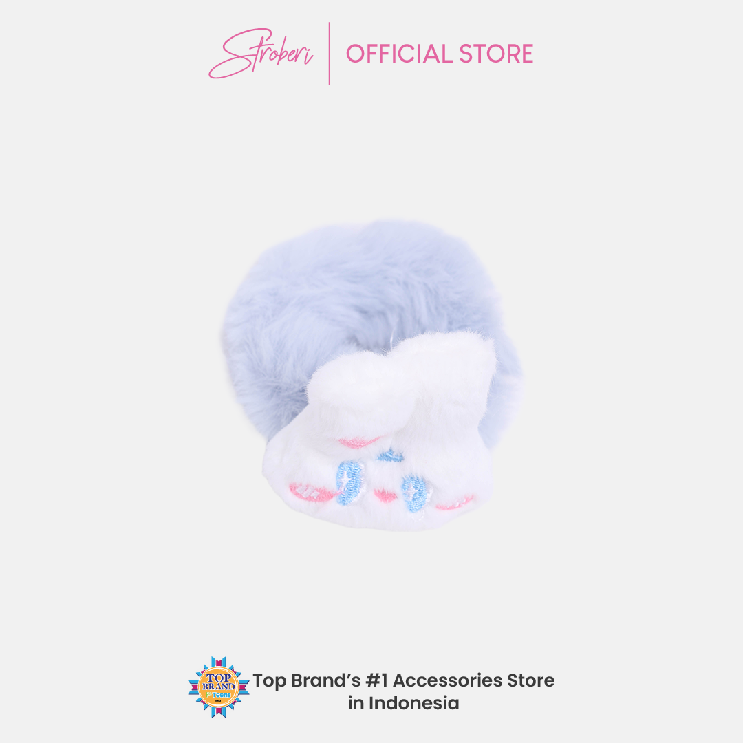 Stroberi Fur Character Hair Tie