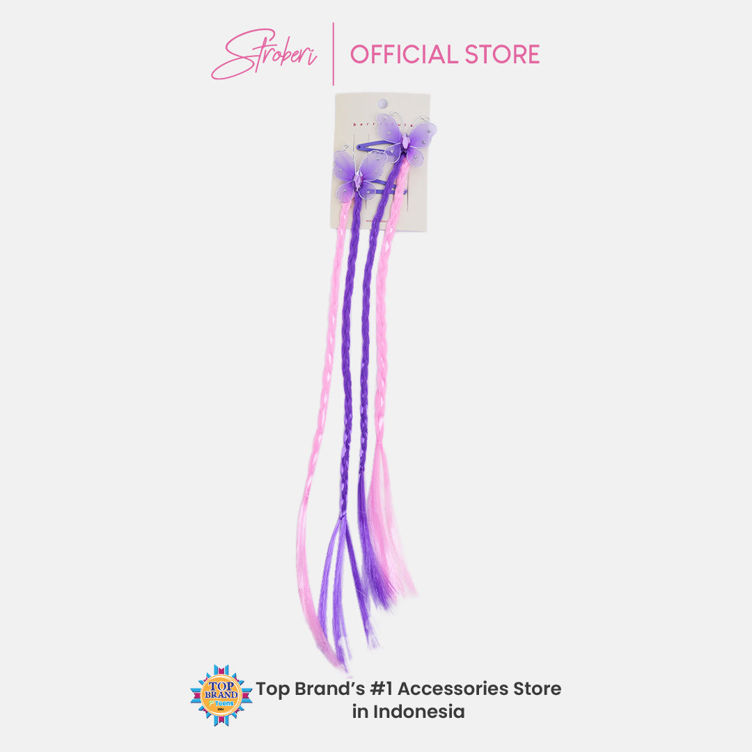 Stroberi Butterfly Extension Hair Clip