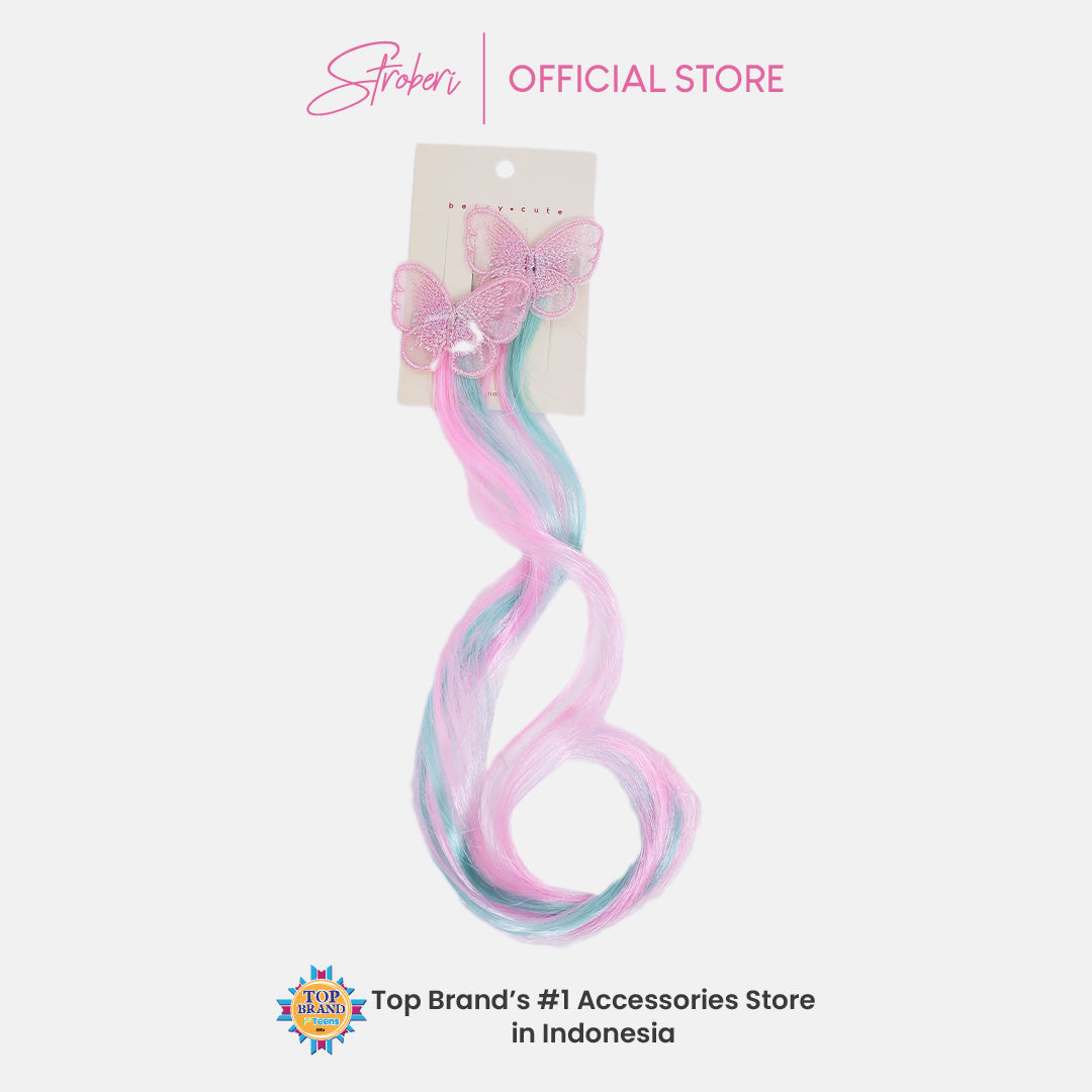 Stroberi Butterfly Extension Hair Clip