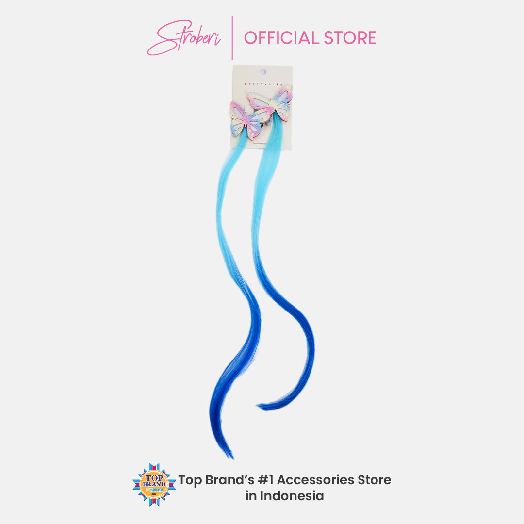 Stroberi Butterfly Extension Hair Clip