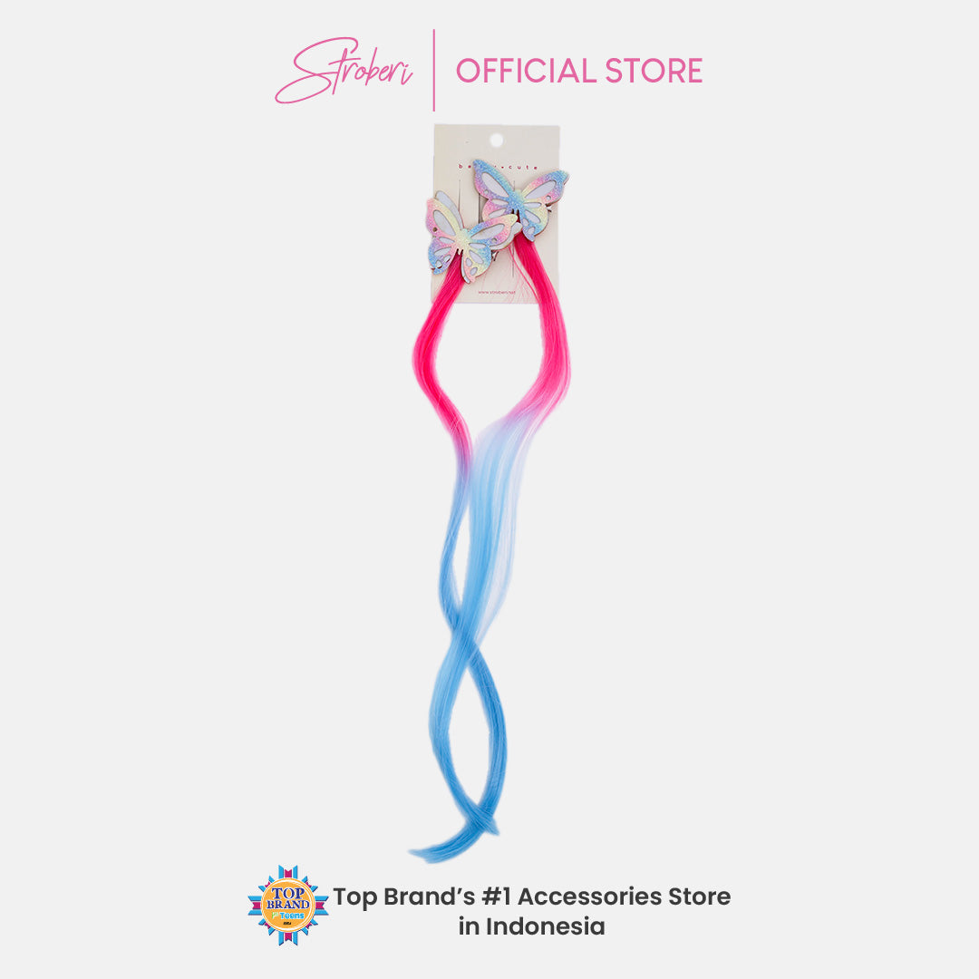 Stroberi Butterfly Extension Hair Clip