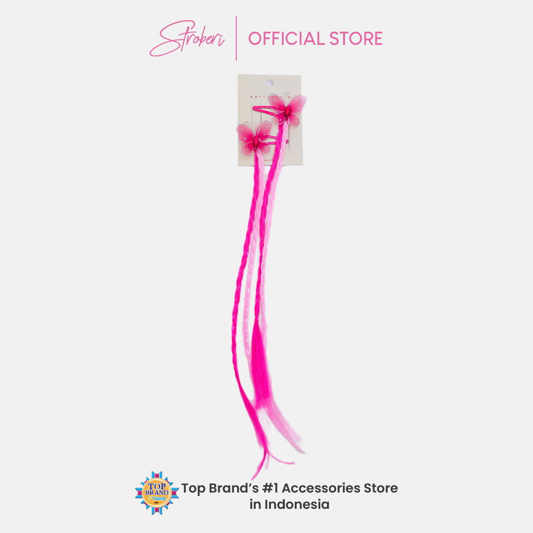 Stroberi Butterfly Extension Hair Clip