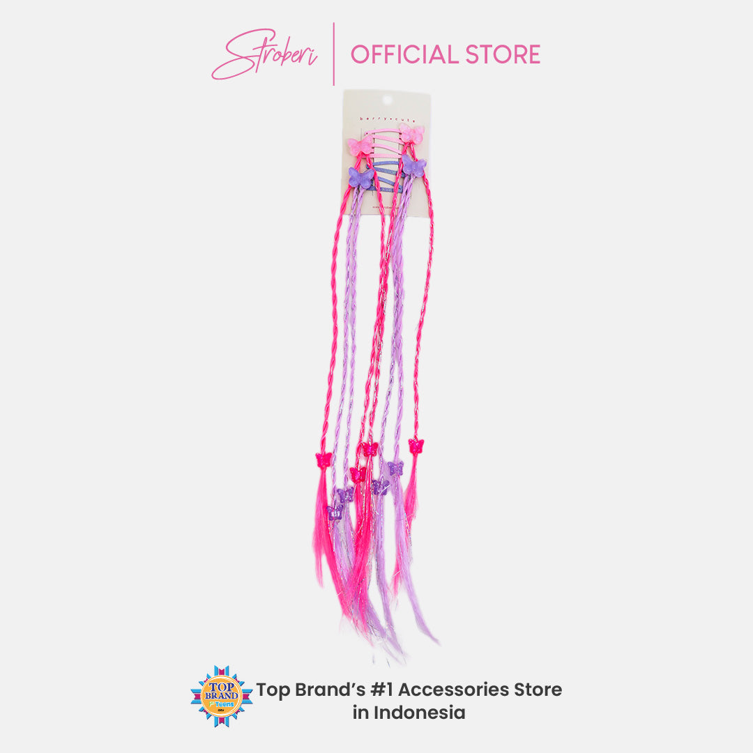 Stroberi Butterfly Extension Hair Clip