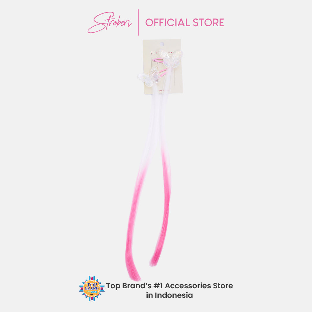 Stroberi Butterfly Extension Hair Clip