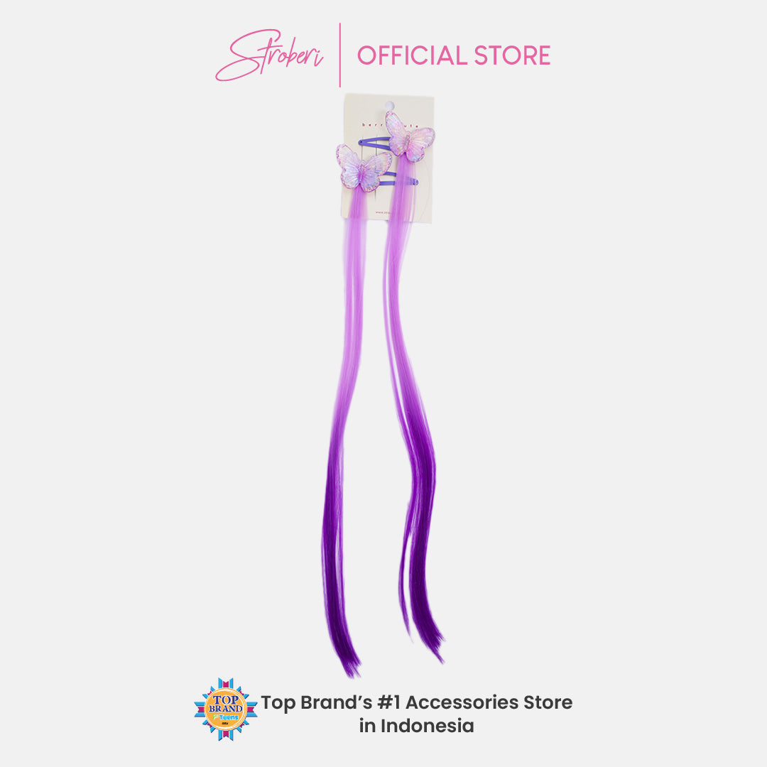 Stroberi Butterfly Extension Hair Clip