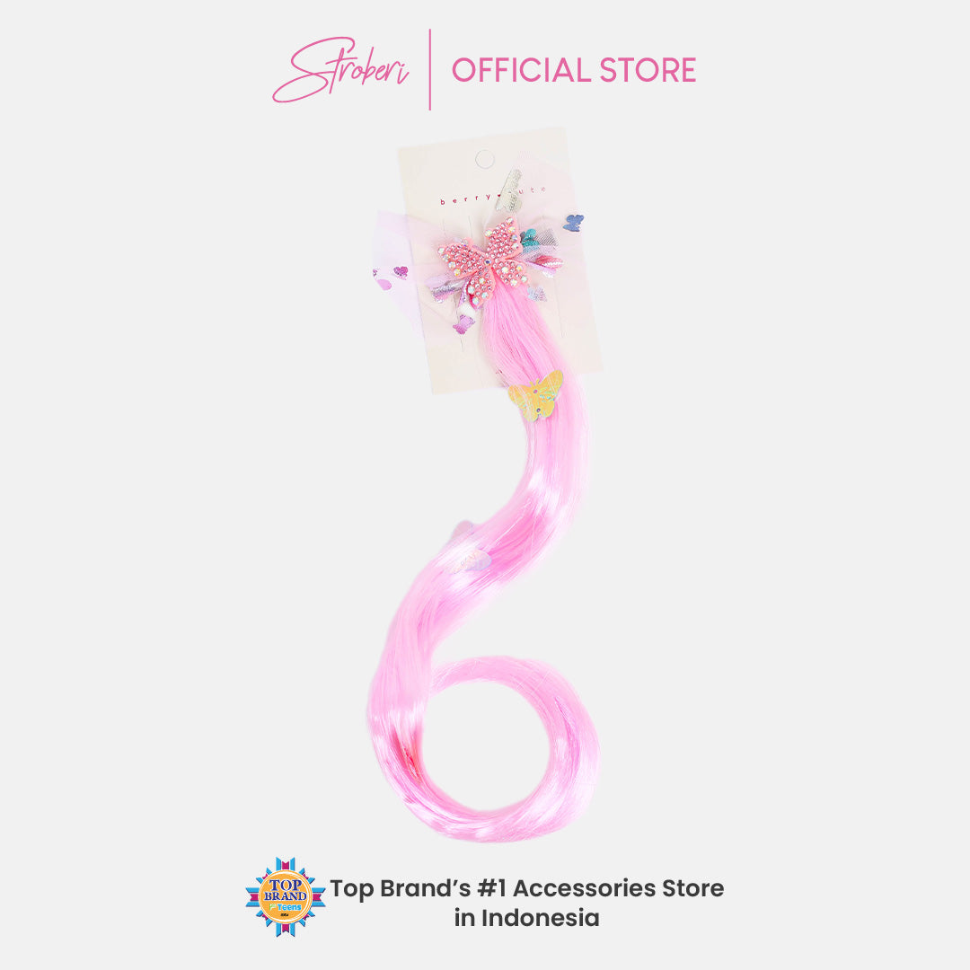 Stroberi Butterfly Extension Hair Clip