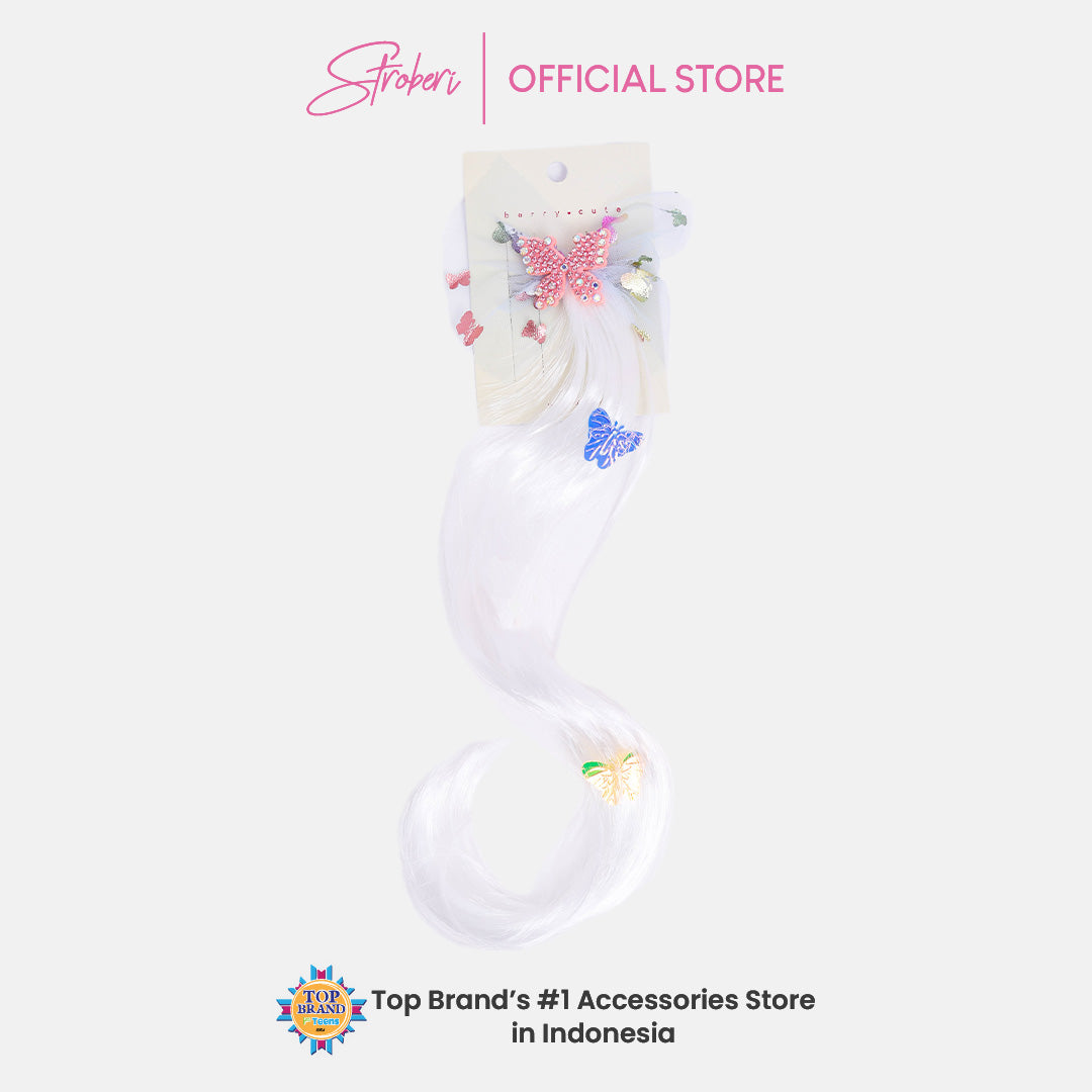 Stroberi Butterfly Extension Hair Clip