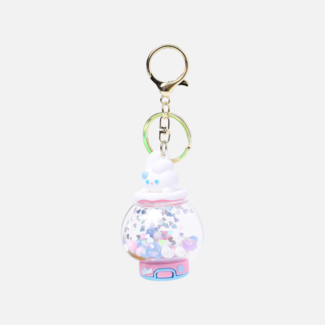 Stroberi Little Cute Ufo & Rabbit Keychain