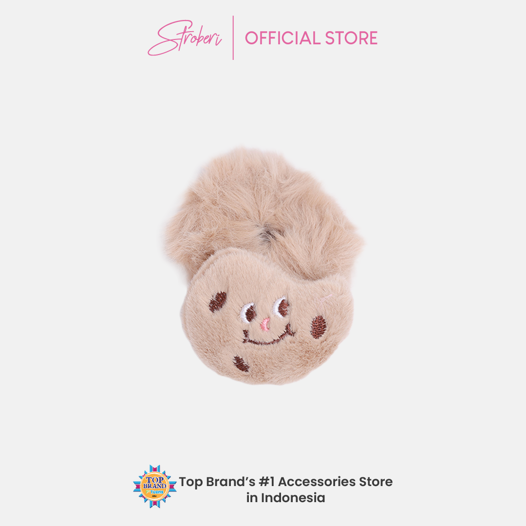 Stroberi Fur Character Hair Tie