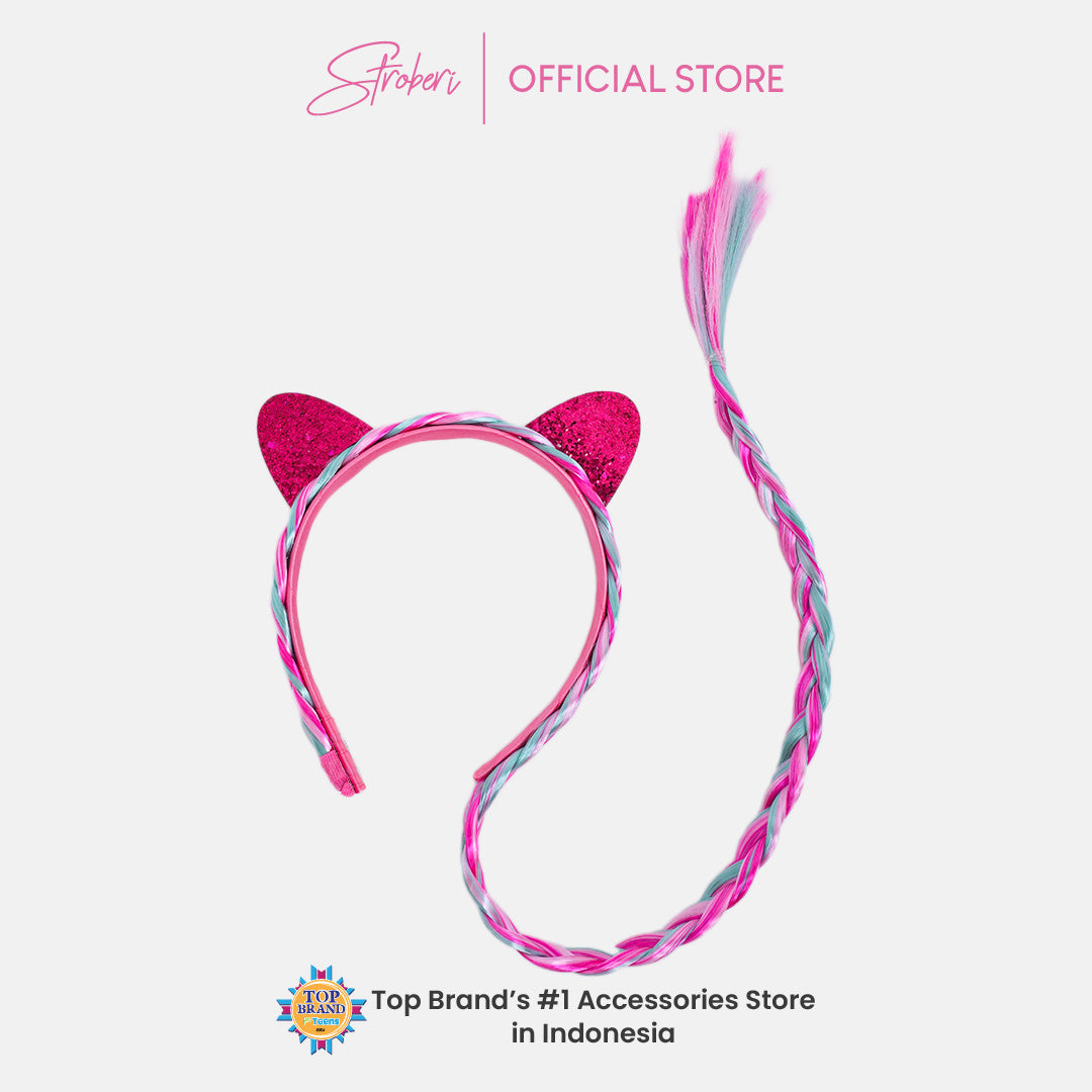 Stroberi Braid Crown Headband
