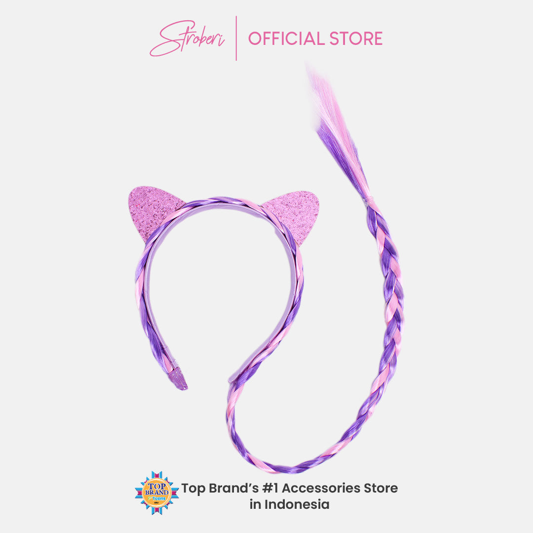 Stroberi Braid Crown Headband