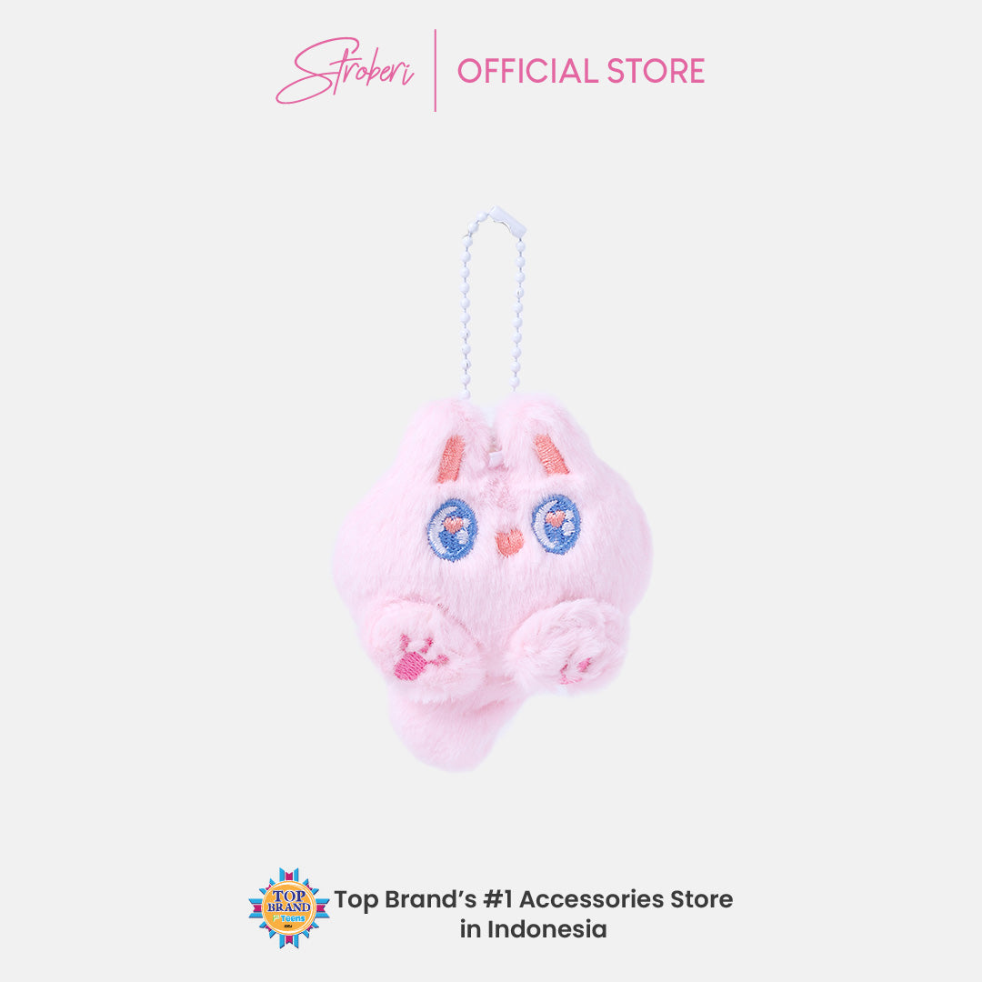 Stroberi Fur Character Keychain