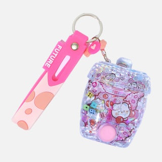 Stroberi Handheld Game Floating Keychain