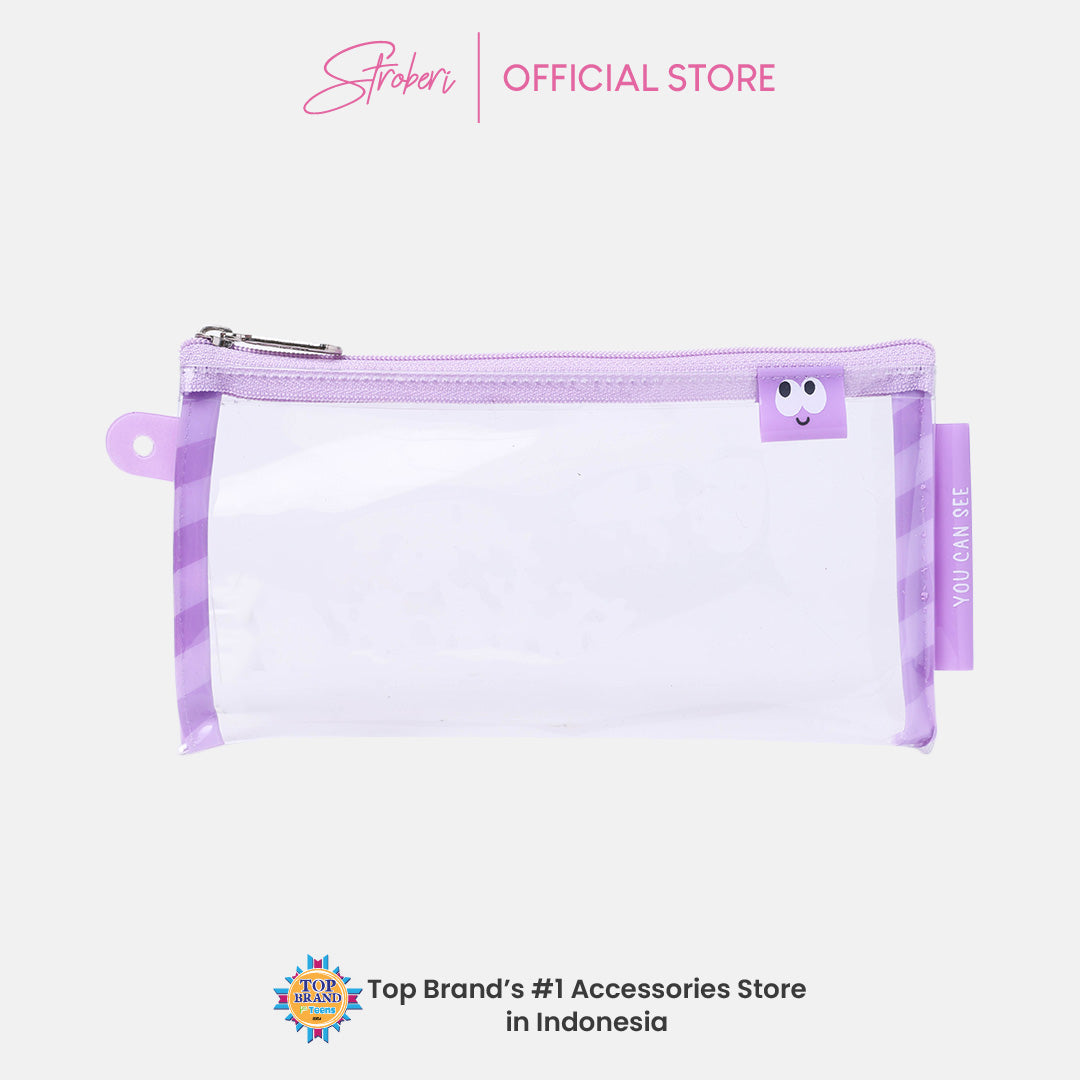Stroberi Mini Clear Pouch