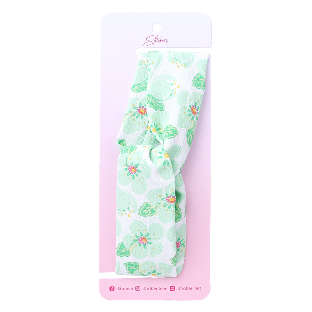Stroberi Flower Fabric Headband