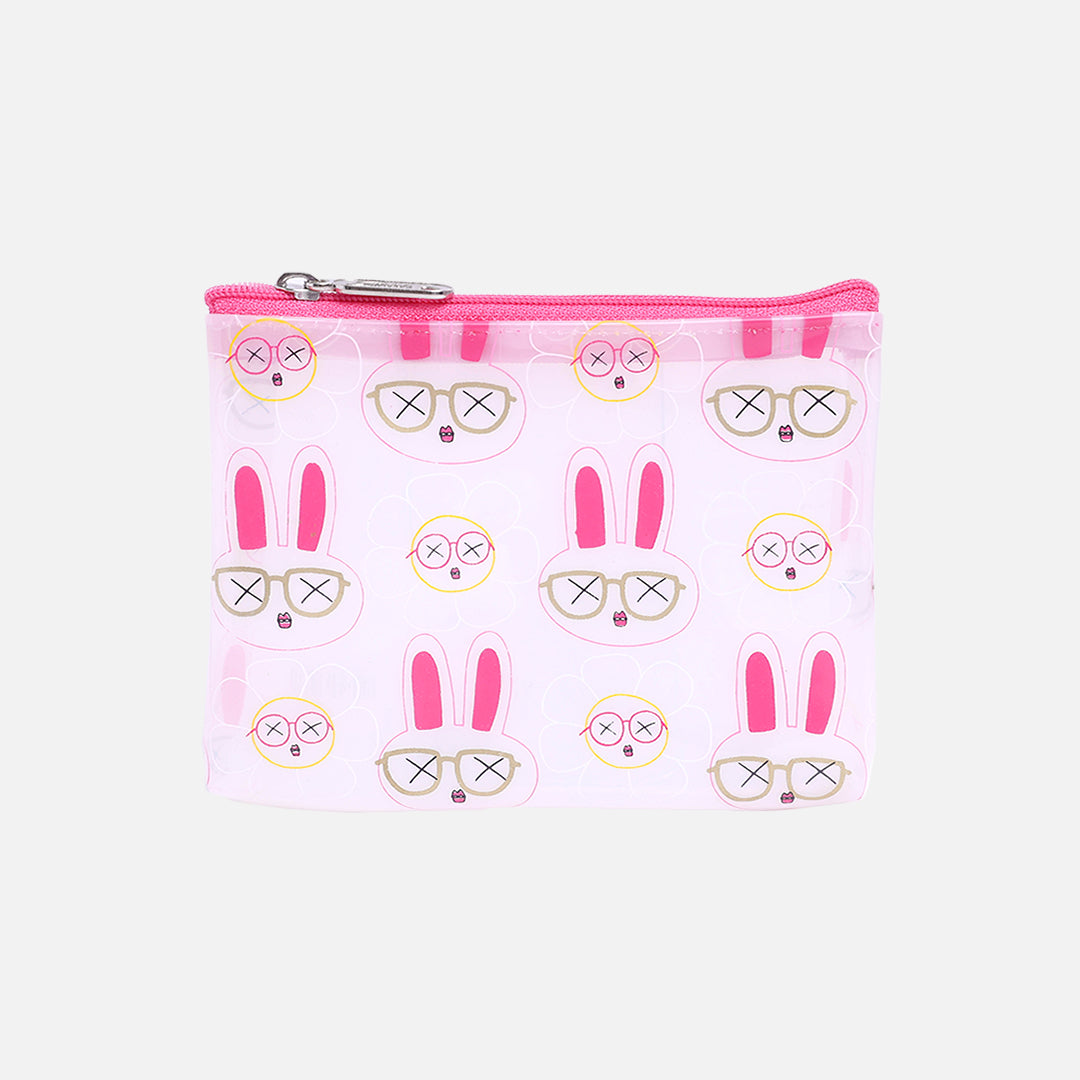 Stroberi Clear Line Color Pouch Series