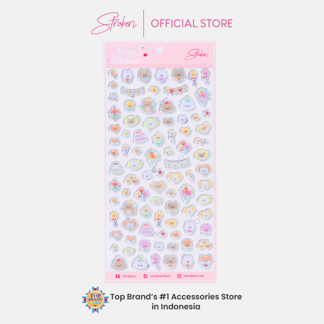 Stroberi Character Sticker -2