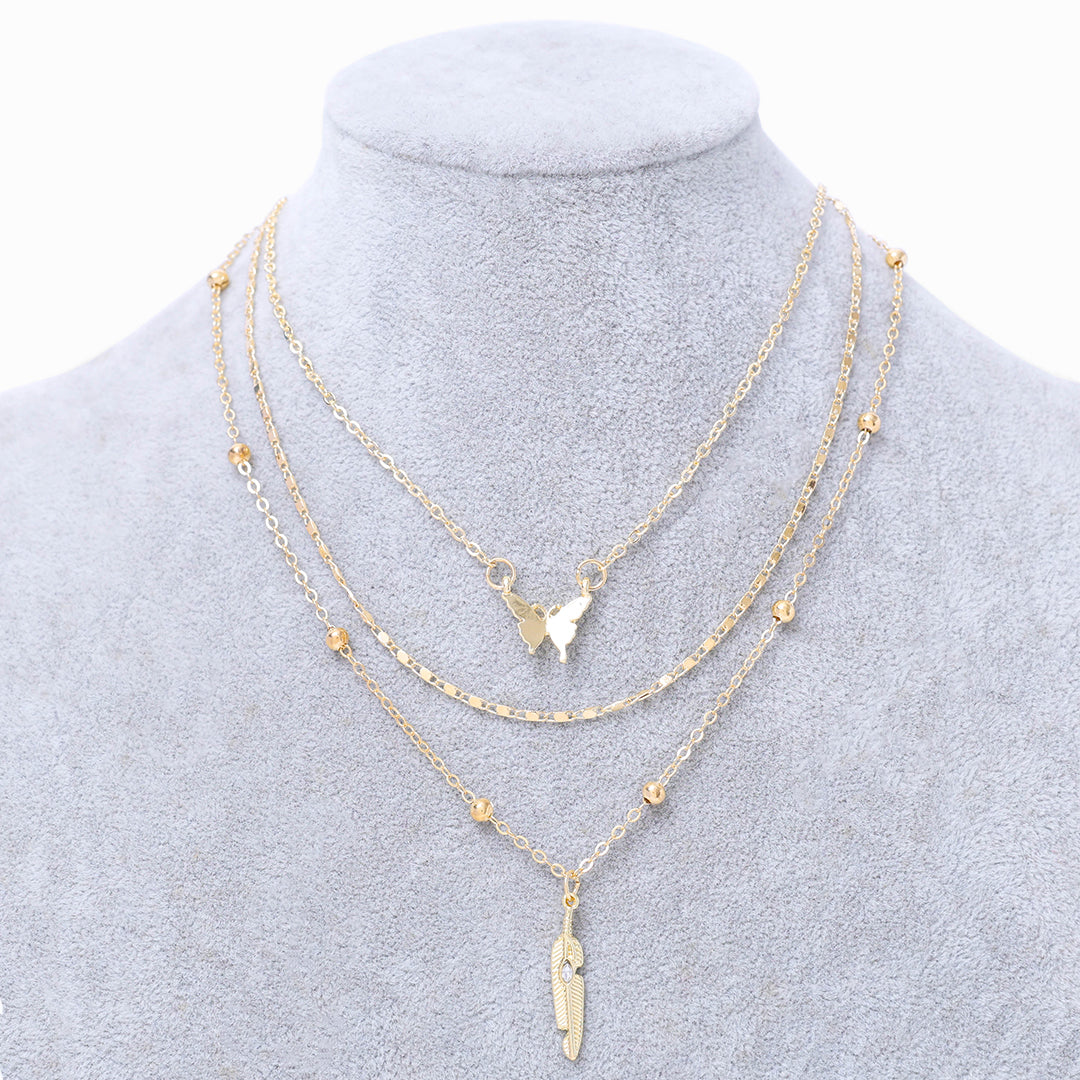 Stroberi New Gold Chain Necklace