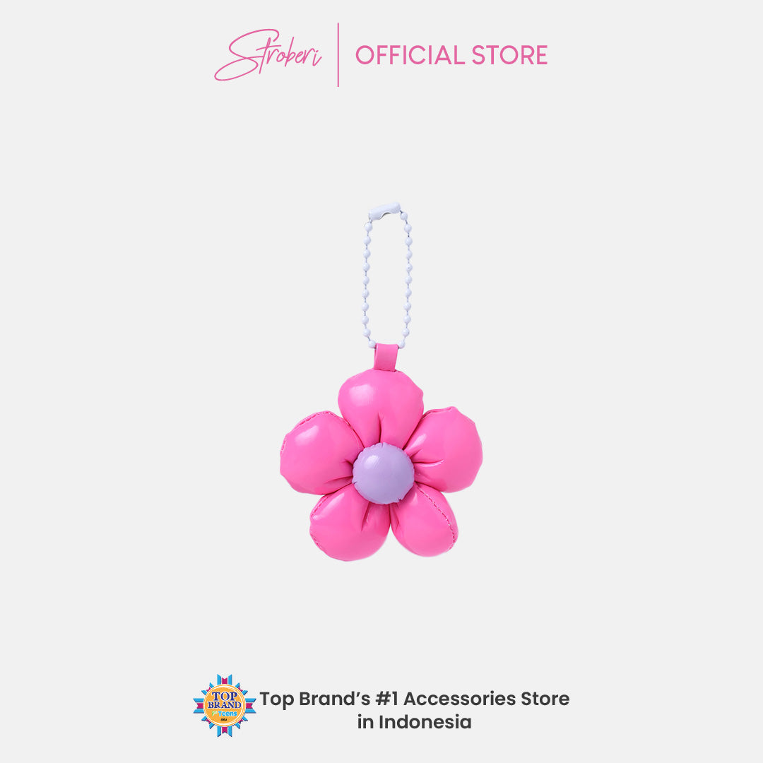 Stroberi Foam Character Keychain