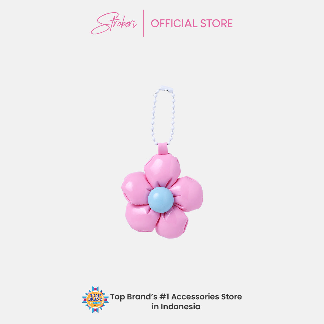 Stroberi Foam Character Keychain