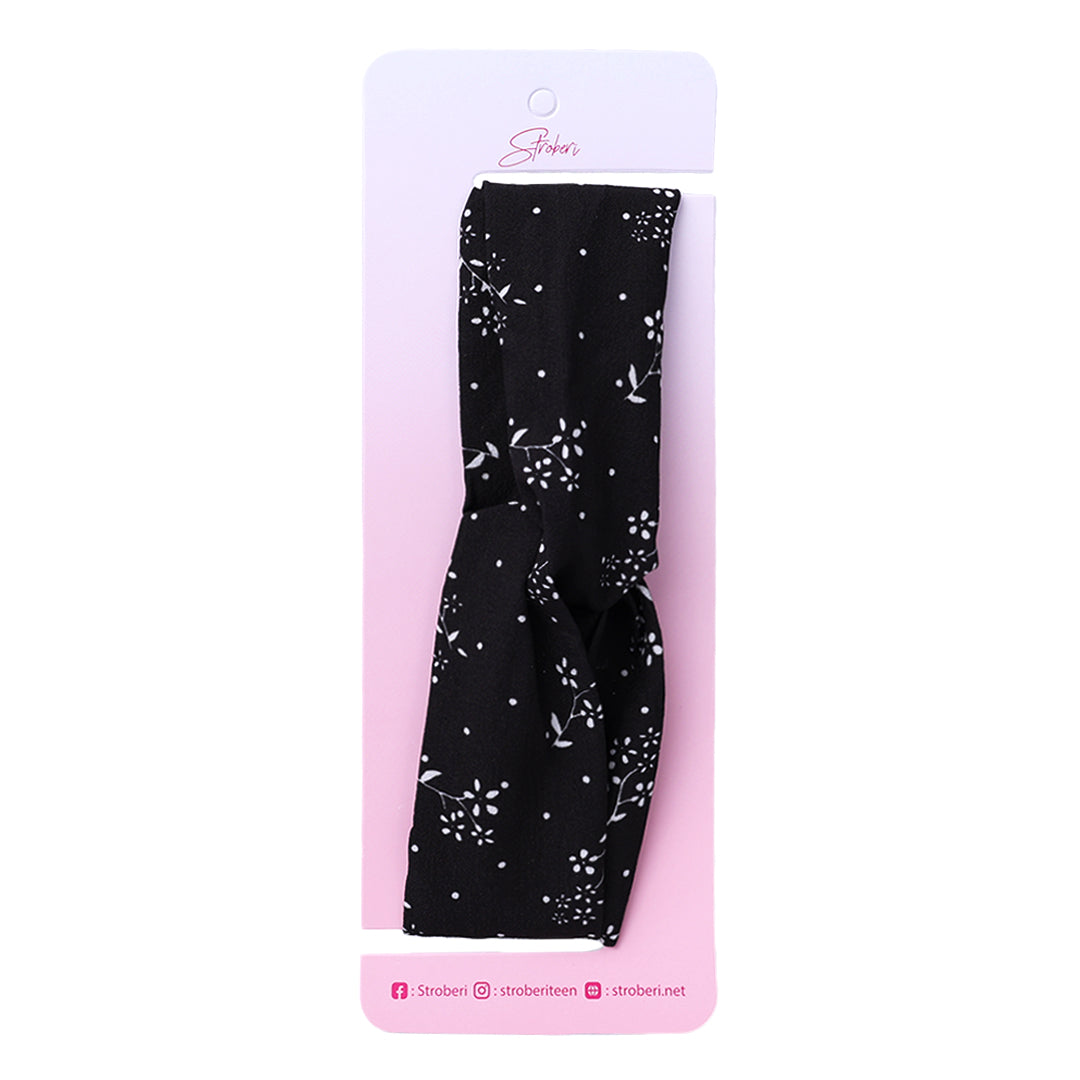 Stroberi Flower Fabric Headband
